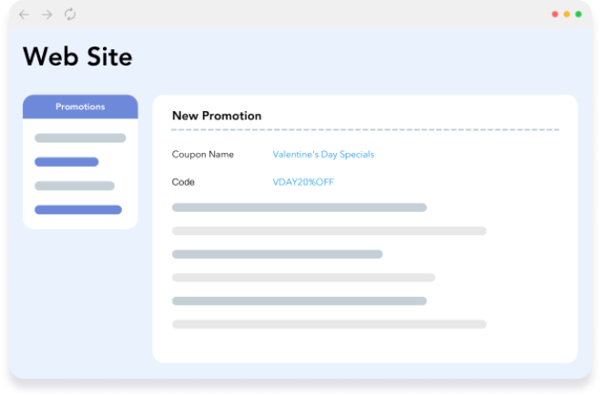 Generate seasonal promotion / coupon